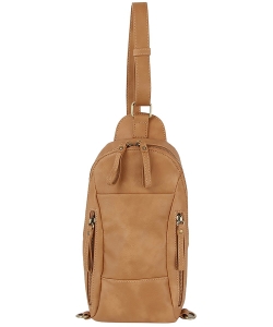 Fashion Sling Bag Backpack CQF011 TAN